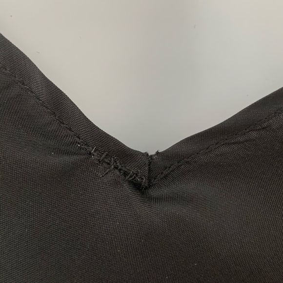 MOSCHINO 100% Silk Lace Up Black Dress - Picture 10 of 16